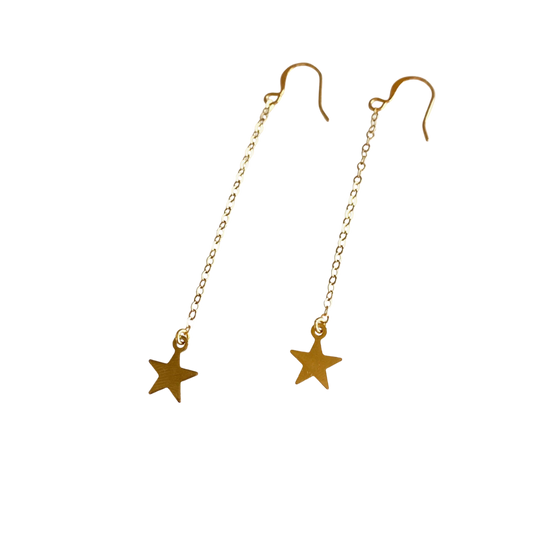 Gold Star Earrings - AR TodayCharm Jewelry Company