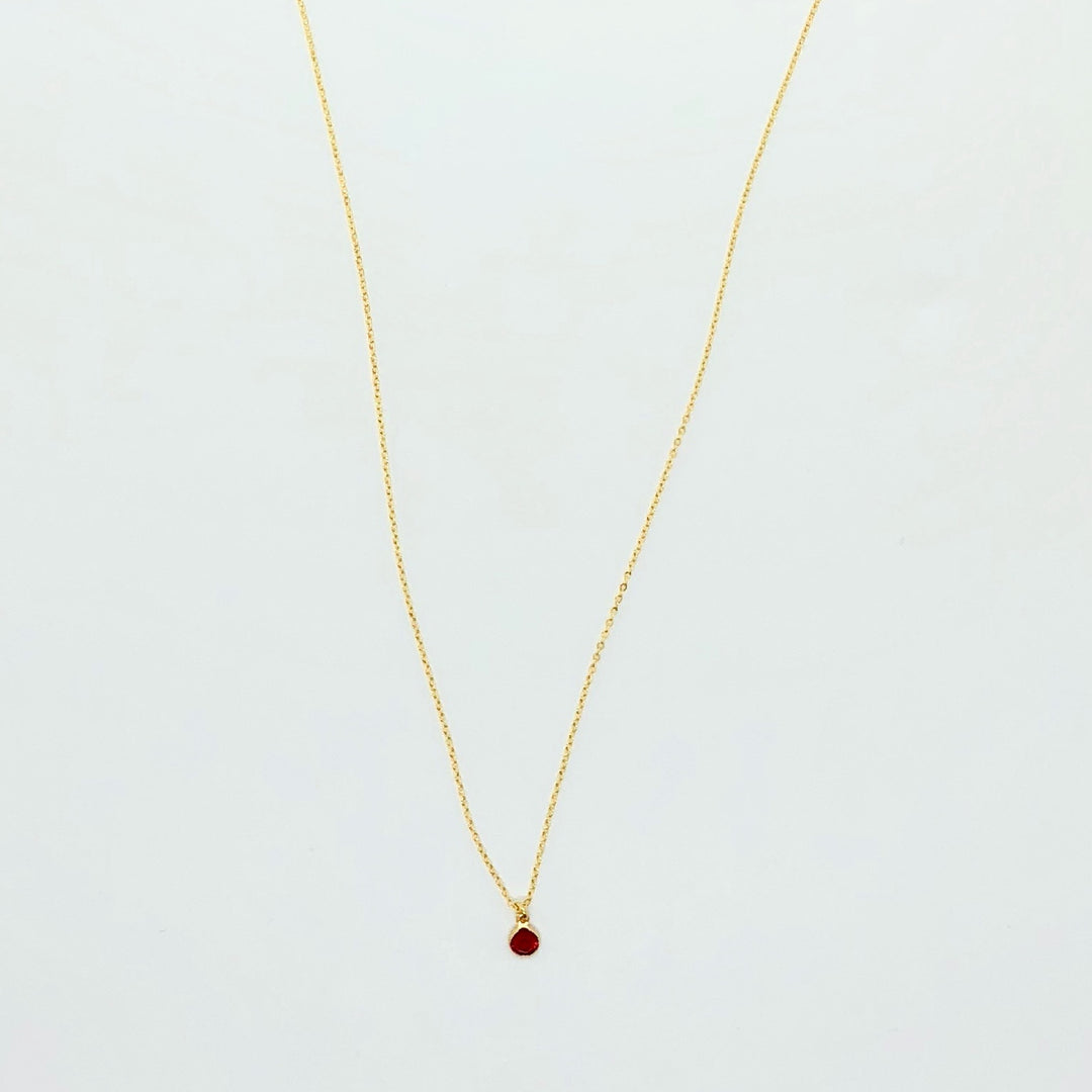 January Birthstone Necklace - AR TodayCharm Jewelry Company
