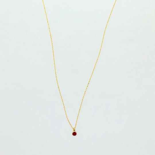 January Birthstone Necklace - AR TodayCharm Jewelry Company