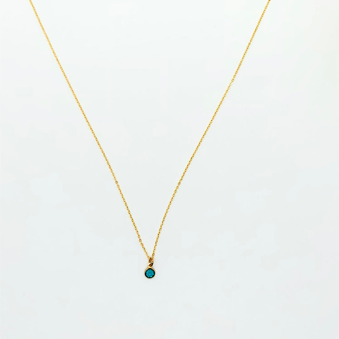 December Birthstone Necklace - AR TodayCharm Jewelry Company