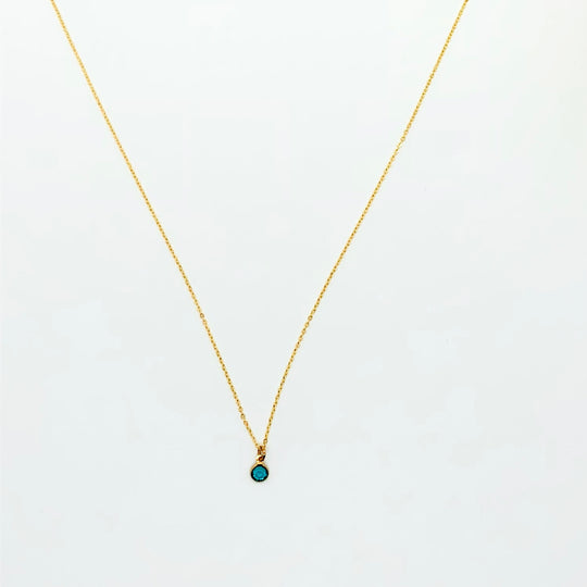 December Birthstone Necklace - AR TodayCharm Jewelry Company