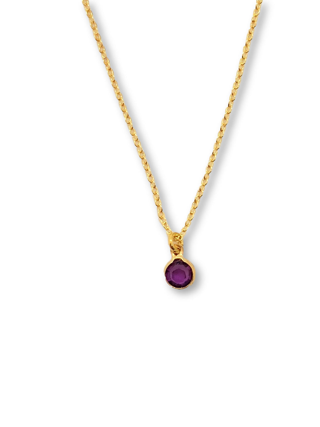 February Birthstone Necklace - AR TodayCharm Jewelry Company