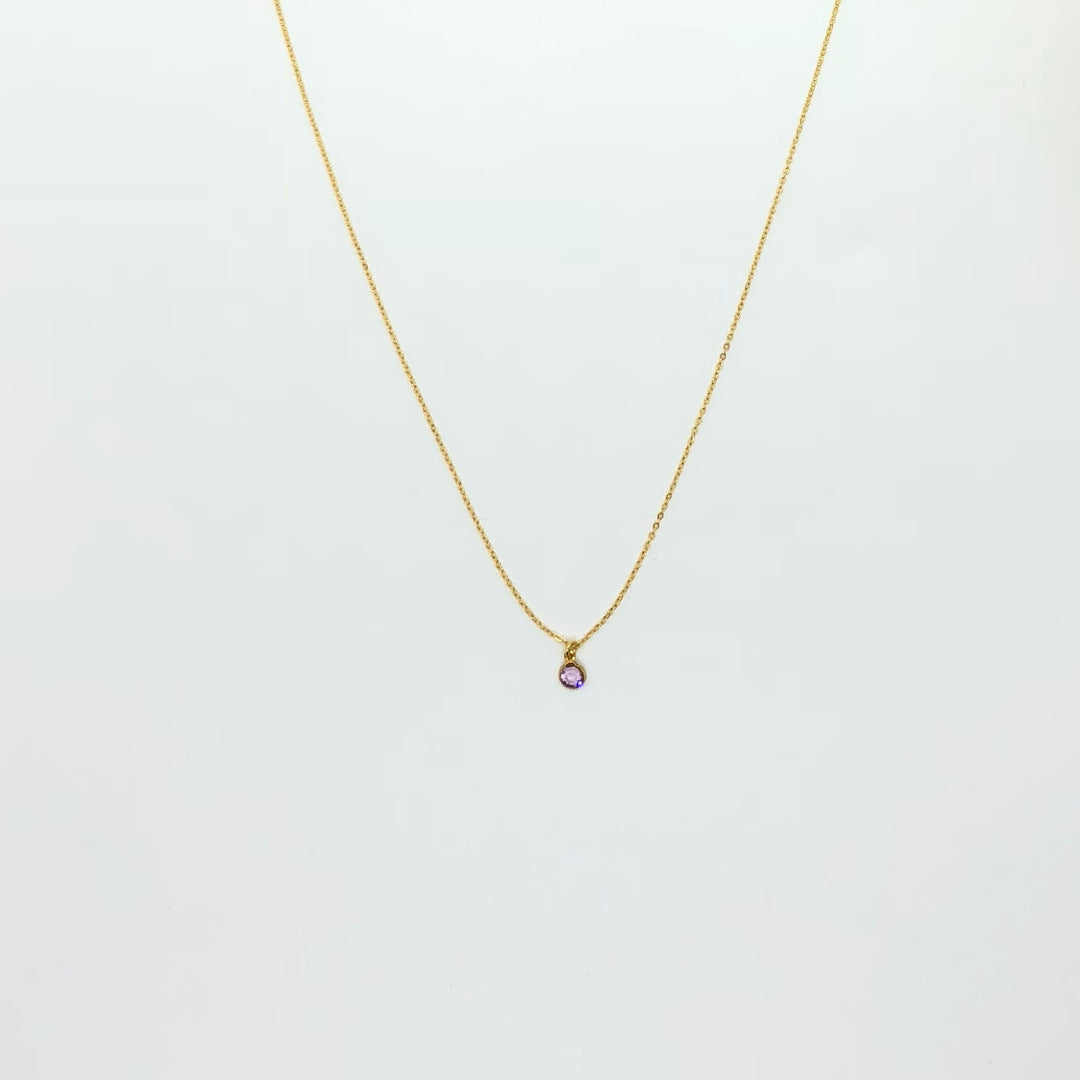 June Birthstone Necklace - AR TodayCharm Jewelry Company