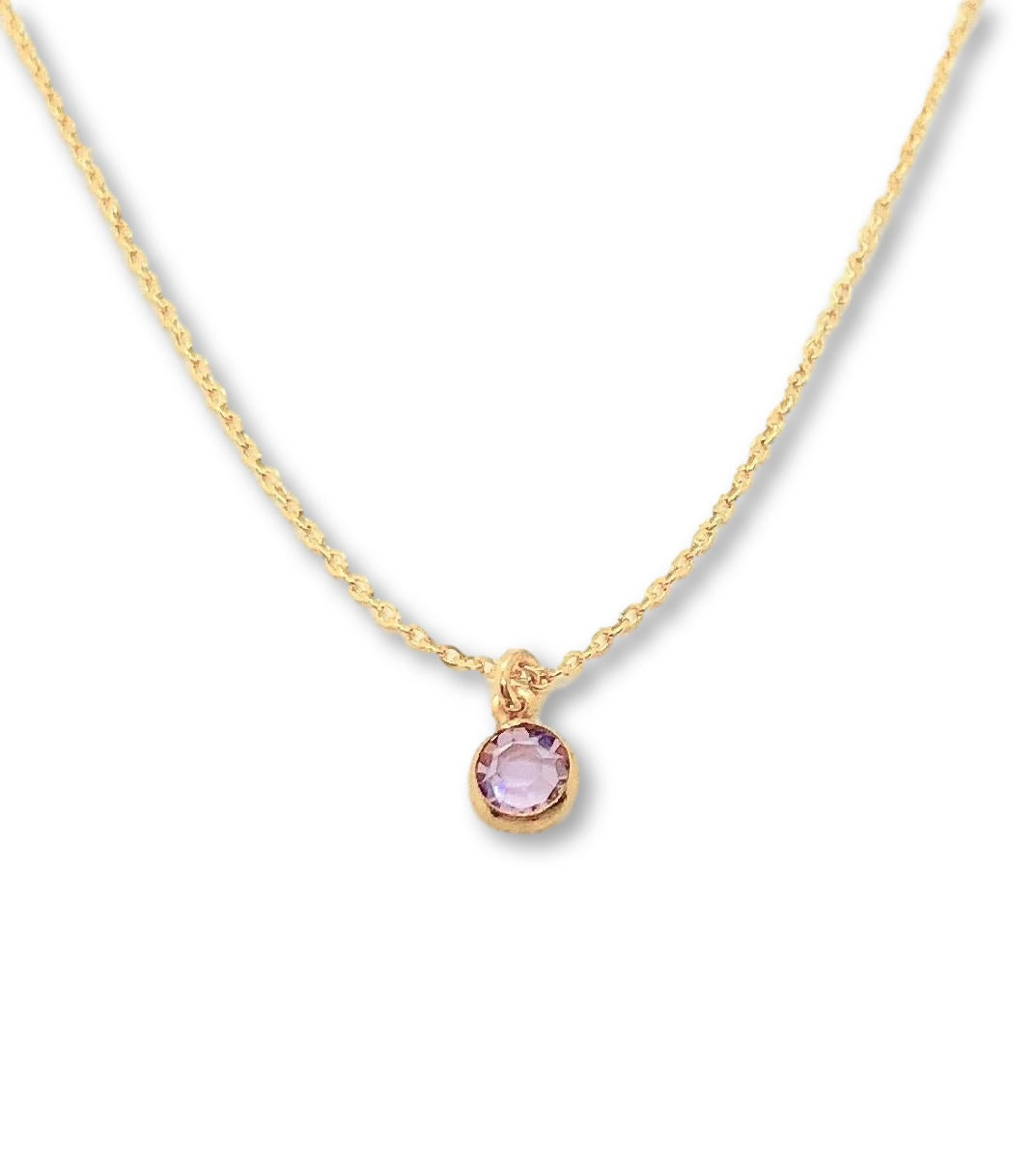 June Birthstone Necklace - AR TodayCharm Jewelry Company