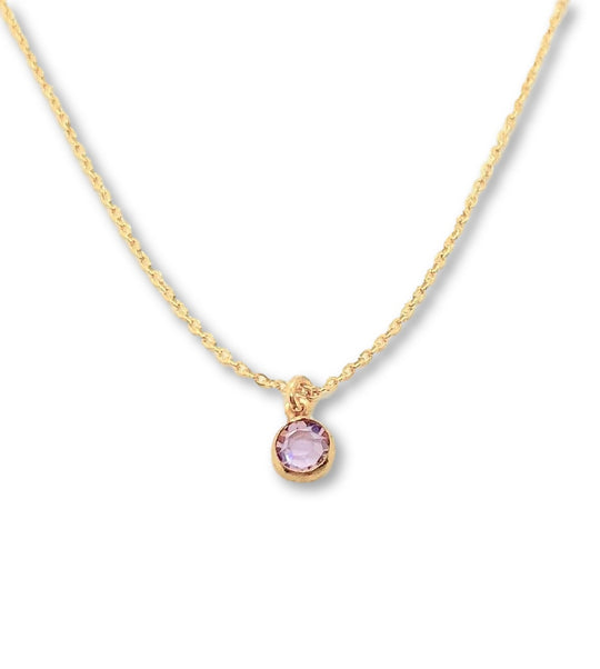 June Birthstone Necklace - AR TodayCharm Jewelry Company