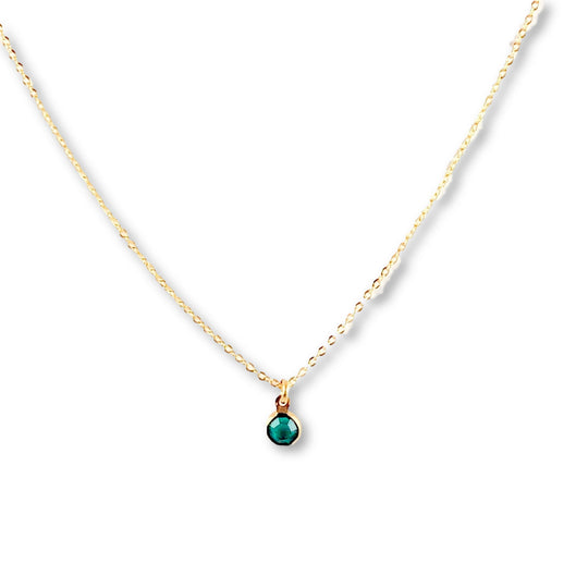 May Birthstone Necklace - AR TodayCharm Jewelry Company