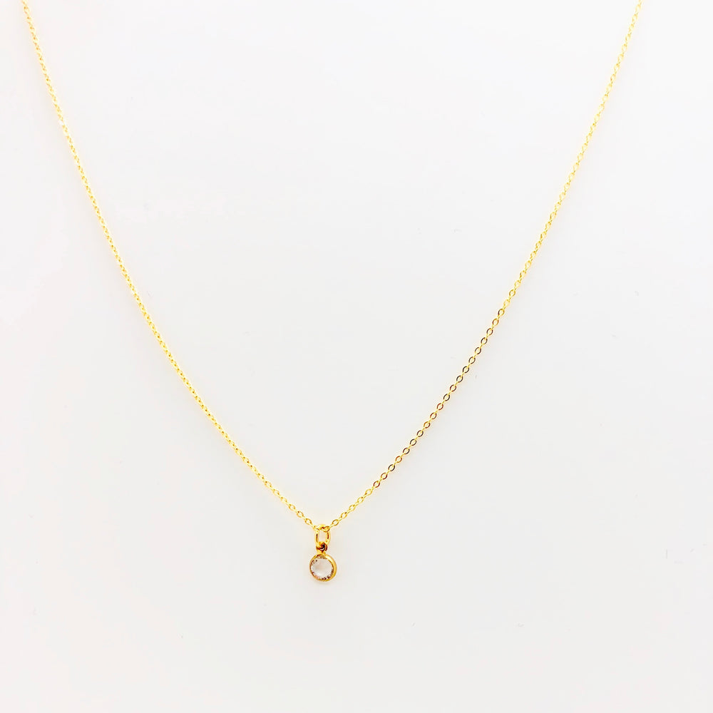 April Birthstone Necklace - AR TodayCharm Jewelry Company