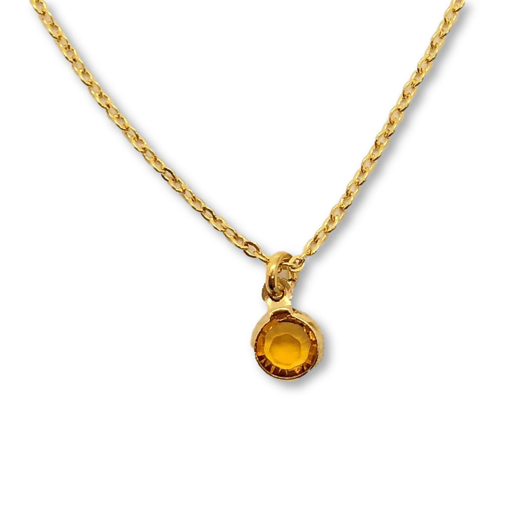 November Birthstone Necklace - AR TodayCharm Jewelry Company