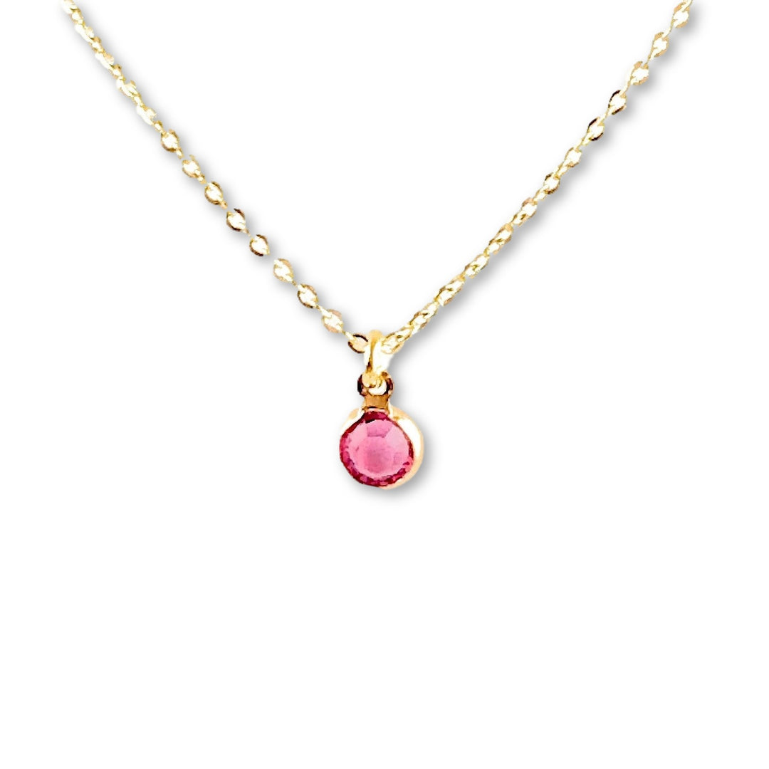 October Birthstone Necklace - AR TodayCharm Jewelry Company